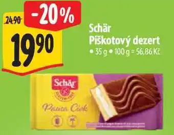 Albert Schär Piškotový dezert nabídka