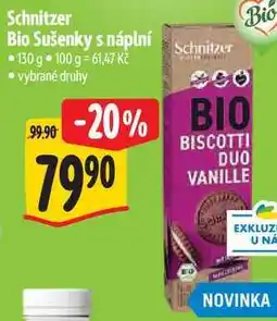 Albert Schnitzer Bio Sušenky s náplní nabídka