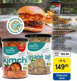 Tesco Beavia Kimchi klasik nabídka