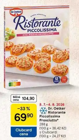 Tesco Dr. Oetker Ristorante Piccolissima Prosciutto nabídka