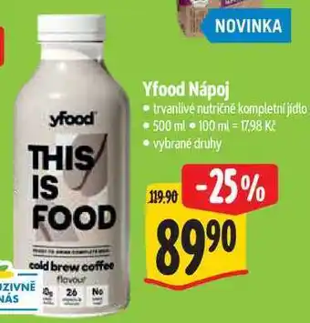 Albert Yfood Nápoj nabídka