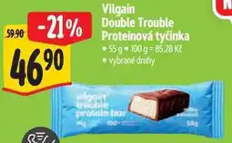 Albert Vilgain Double Trouble Proteinová tyčinka nabídka