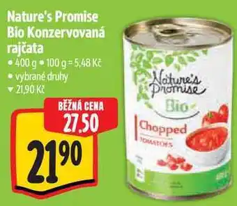 Albert Nature's Promise Bio Konzervovaná rajčata nabídka