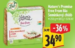 Albert Nature's Dromise Free From Bio seminkový chléb nabídka