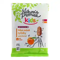 Albert Nature's Promise Kids Müsli tyčinky meruňkové 70g nabídka