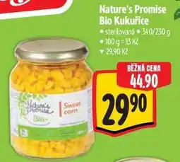 Albert Nature's Promise Bio Kukuřice, 340/230 g nabídka