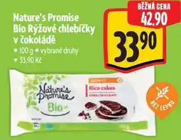 Albert Nature's Promise Bio Rýžové chlebíčky v čokoládě nabídka