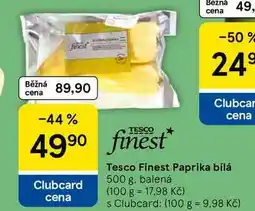Tesco Tesco Finest Paprika bílá, 500 g, balená nabídka