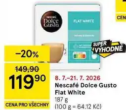 Tesco Nescafé Dolce Gusto Flat White nabídka