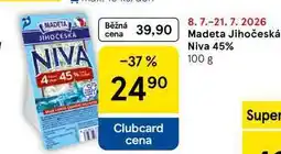Tesco Madeta Jihočeská Niva 45% nabídka
