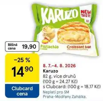 Tesco Karuzo, 82 g, více druhů nabídka