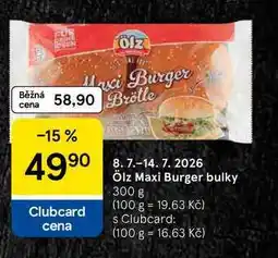 Tesco Ölz Maxi Burger bulky nabídka