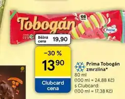 Tesco Prima Tobogán nabídka