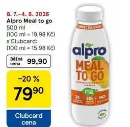Tesco Alpro Meal to go nabídka