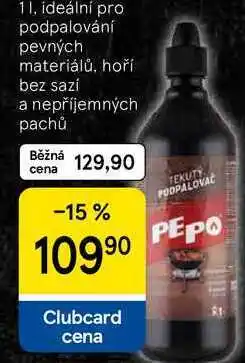 Tesco PEPO tekutý podpalovač nabídka
