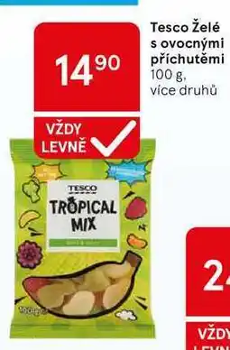 Tesco Tesco Želé s ovocnými příchutěmi, 100 g, více druhů nabídka