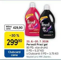 Tesco Perwoll Prací gel, 80 PD, více druhů nabídka