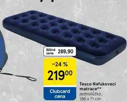 Tesco Tesco Nafukovací matrace, jednolůžko. 186 x 71 cm nabídka
