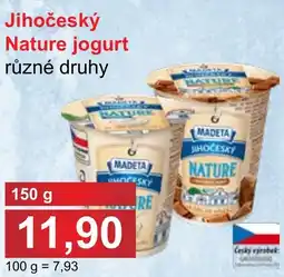 PLUS JIP Madeta Jihočeský Nature jogurt nabídka