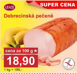 PLUS JIP Debrecínská pečeně nabídka