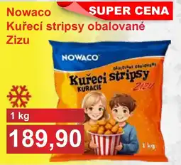 PLUS JIP Nowaco Kuřecí stripsy obalované Zizu nabídka