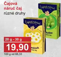 PLUS JIP Čajová náruč čaj nabídka