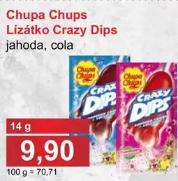 PLUS JIP Chupa Chups Lízátko Crazy Dips nabídka