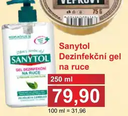 PLUS JIP Sanytol Dezinfekční gel na ruce nabídka