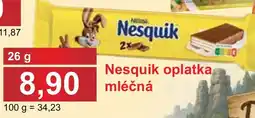 PLUS JIP Nesquik oplatka mléčná nabídka