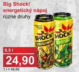 PLUS JIP Big Shock! energetický nápoj nabídka