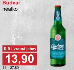 PLUS JIP Budvar nealko nabídka