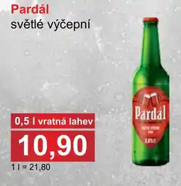PLUS JIP Pardál světlé výčepní nabídka