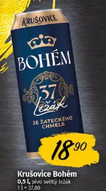 COOP TIP Krušovice Bohém nabídka