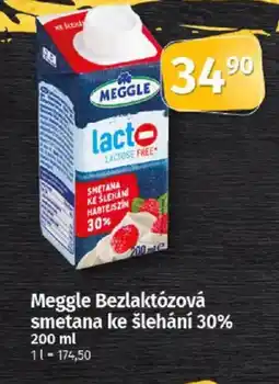 COOP TIP Meggle Bezlaktózová smetana ke šlehání 30% nabídka