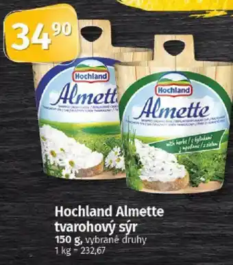 COOP TIP Hochland Almette tvarohový sýr nabídka