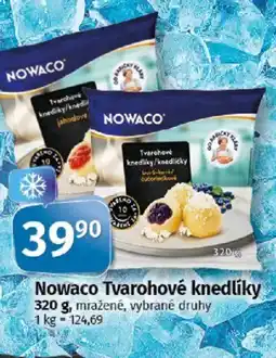 COOP TIP Nowaco Tvarohové knedlíky nabídka