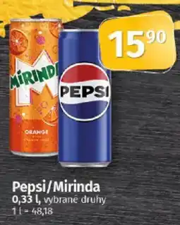 COOP TIP Pepsi/Mirinda nabídka