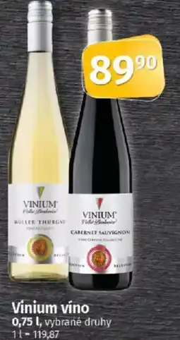 COOP TIP Vinium víno nabídka