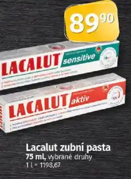 COOP TIP Lacalut zubní pasta nabídka