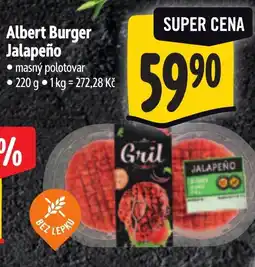 Albert Albert Burger Jalapeño nabídka