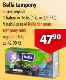 CBA Bella tampony, 16 ks nabídka