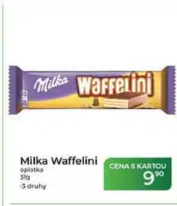 Tamda Foods Milka Waffelini oplatka nabídka