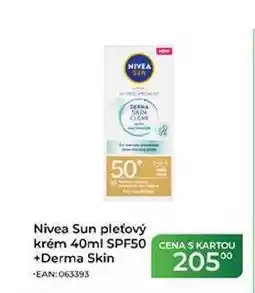 Tamda Foods Nivea Sun pleťový krém 40ml SPF50 +Derma Skin nabídka