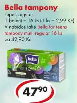 CBA Bella tampony, 16 ks nabídka