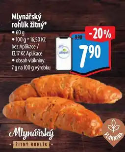 Albert Mlynářský rohlík žitný nabídka