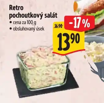 Albert Retro pochoutkový salát nabídka