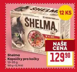 Billa Shelma Kapsičky pro kočky 12× nabídka