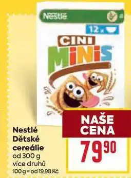 Billa Nestlé Dětské cereálie od nabídka