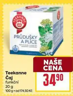Billa Teekanne Čaj funkční nabídka
