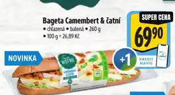 Albert Bageta Camembert & čatní nabídka